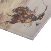 T-SHIRT Cowboy-Leben Schneidebrett (Ecke)
