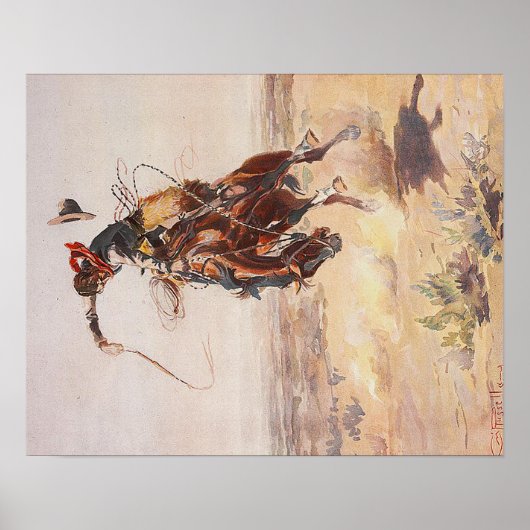 T-SHIRT Cowboy Life Poster (Vorne)