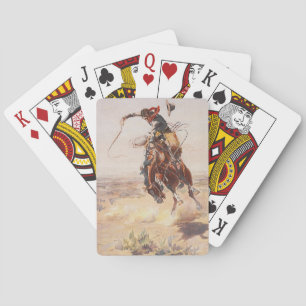 T-SHIRT Cowboy Life Spielkarten