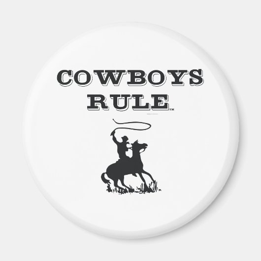 T-SHIRT Cowboys Rule Magnet (Vorne)
