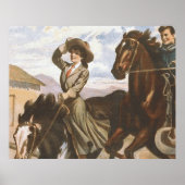 T-SHIRT Cowgirl OS Poster (Vorne)