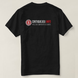T - Shirt CritiqueJeu (Noir)