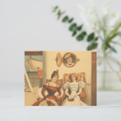 T-Shirt Cruise Postkarte (Stehend Vorderseite)