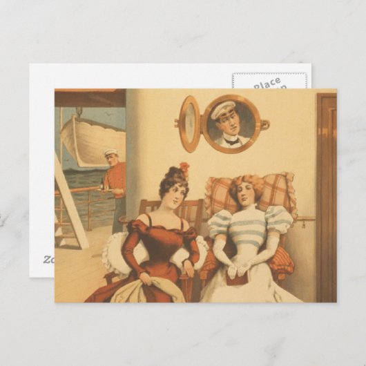 T-Shirt Cruise Postkarte (Vorne/Hinten)