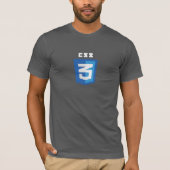 T - Shirt CSS3 (grau) (Vorderseite)