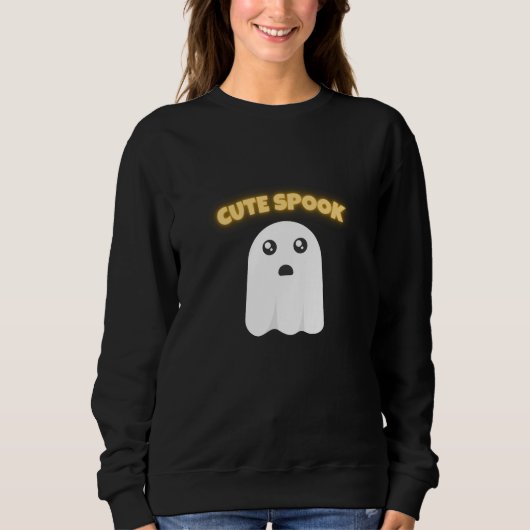 T-Shirt Cute Spook | Minimalist Kawaii Ghost Hallo Sweatshirt (Vorderseite)