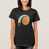 T - Shirt Dalgona Dreieck Melgende Regenbogen (Vorderseite)