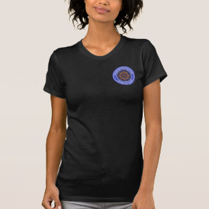 T-Shirt Dame - mittlerer Bass-Insel-Yacht-Verein