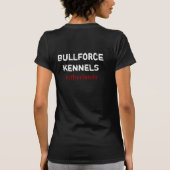 T-Shirt Damen (ladies) Bullforce kennels (Rückseite)