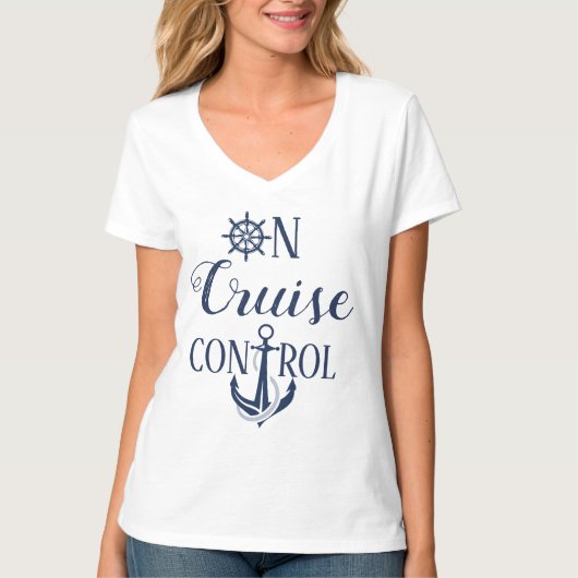 T-Shirt Damen On Cruise Control (Vorderseite)
