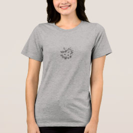 T - Shirt-Damenblume Tri-Blend Shirt