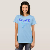T-shirt Dance graues blaues (Vorne ganz)