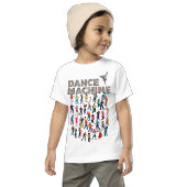 T - Shirt Dance Machine Colorful People Illustrati