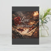 T-Shirt Dankeskarte (Stehend Vorderseite)