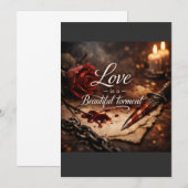 T-Shirt Dankeskarte (Vorne/Hinten)