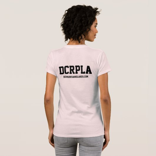 T-Shirt das DCRPL der Frauen (hellrosa) (Schwarz voll)