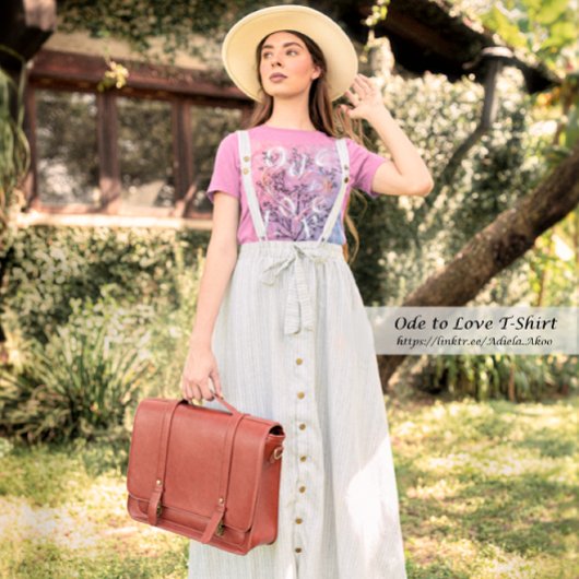 T - Shirt - Das Design der Liebe durch die Dichter