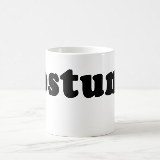 T-Shirt, das gerade KOSTÜM sagt Kaffeetasse (Mittel)