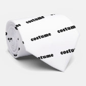 T-Shirt, das gerade KOSTÜM sagt Krawatte (Gerollt)