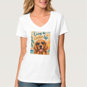 T-Shirt - Das goldene Leben leben