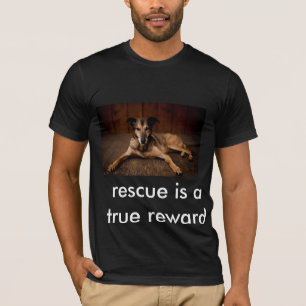 T-Shirt, das Haustierrettung und -Adoption förder T-Shirt
