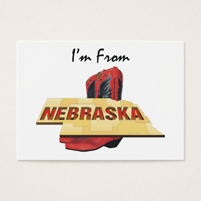 T-SHIRT, das ich aus Nebraska bin (Vorderseite)