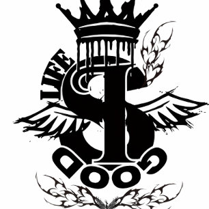 T - Shirt "Das Leben ist gut" Schlüsselanhänger