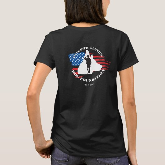 T - Shirt das PSDF der Frauen (Rückseite)