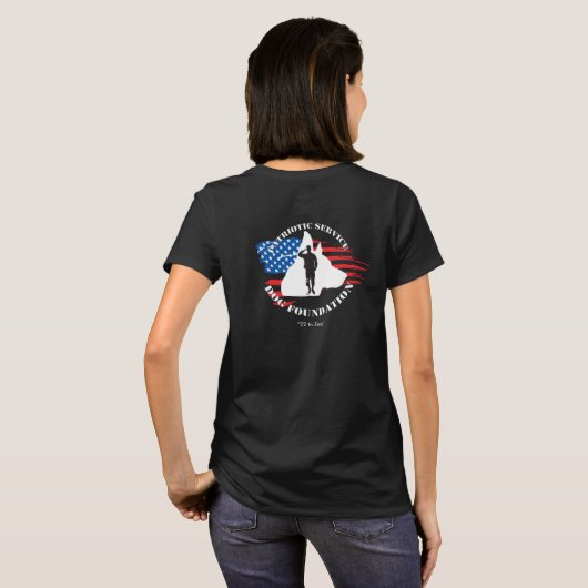 T - Shirt das PSDF der Frauen (Schwarz voll)