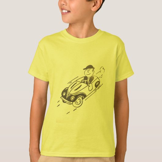 T - SHIRT DAS SPORT-TEK DER KINDER - FAHREN EINES (Vorderseite)