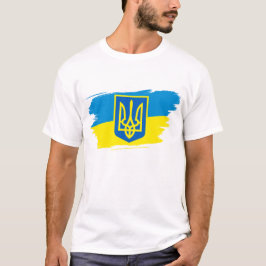 T - Shirt Das Wappen der Ukraine
