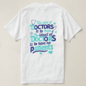 T - Shirt "Das Ziel der Ärzte" (Design Rückseite)