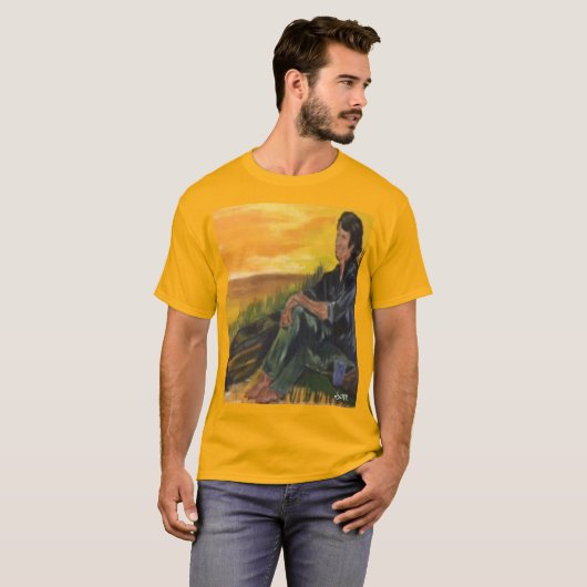 T-shirt : Deep In Thought . (Vorne ganz)