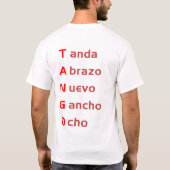 T - Shirt def Tangoschwarzes (Rückseite)