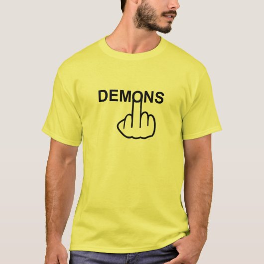 T - Shirt Demons Gedreht (Vorderseite)