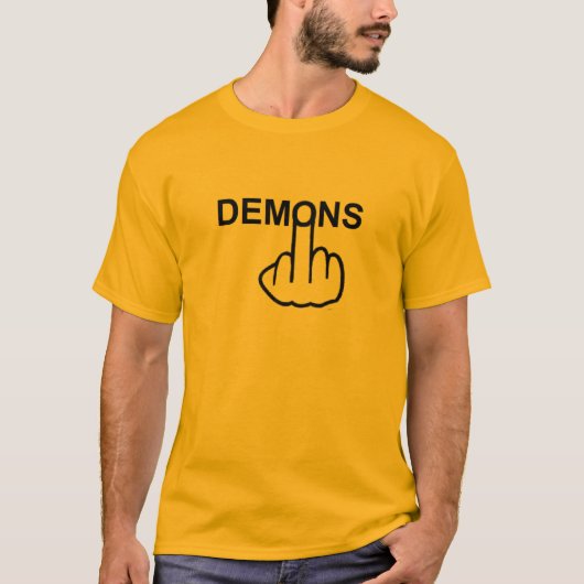 T - Shirt Demons Gedreht (Vorderseite)