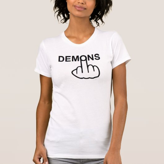 T - Shirt Demons Gedreht (Vorderseite)