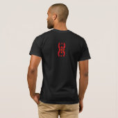 T-Shirt Dep Rot (Schwarz voll)
