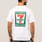 T - Shirt der Abweichungs-N der Kurven-#11 (Rückseite)