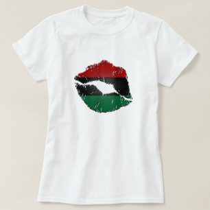 T - Shirt der afrozentrischen Lippen