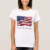 T - Shirt der amerikanischen Flagge (Vorderseite)