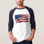 T - Shirt der amerikanischen Flagge (Vorderseite)