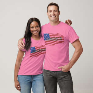 T - Shirt der amerikanischen Flagge