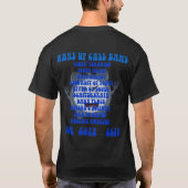 T - Shirt der Anrufband geweckt (Rückseite)