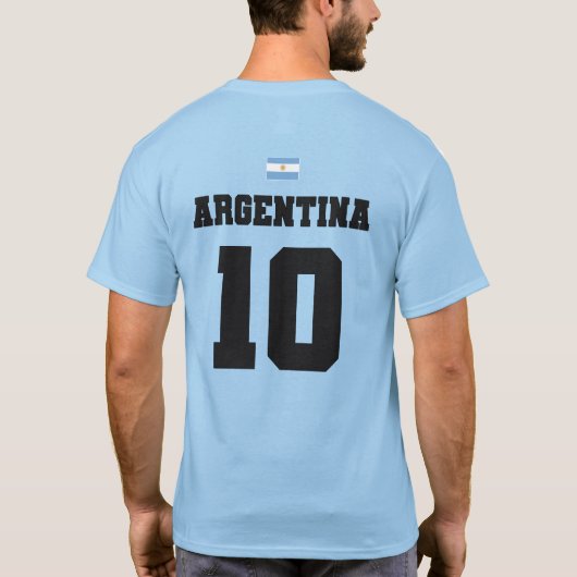 T - Shirt der argentinischen Fußballnationalmannsc (Rückseite)