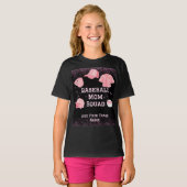 T - Shirt der Baseball-Mama Squad Girls (Vorne ganz)