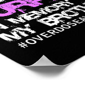 T-Shirt der Bewusstsein, das ich im Gedächtnis mei Poster (Ecke)