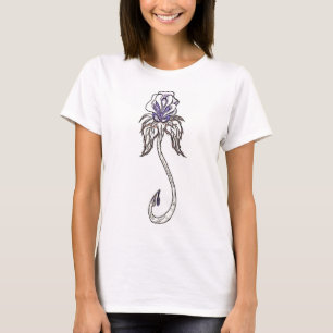 T - Shirt der blauen Rose
