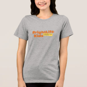T - SHIRT der BLK-Frauen: grau mit Logo