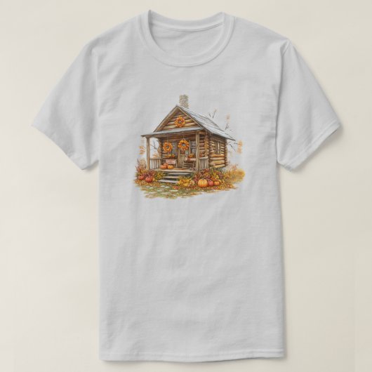 T - Shirt der Blockhütte (Design vorne)